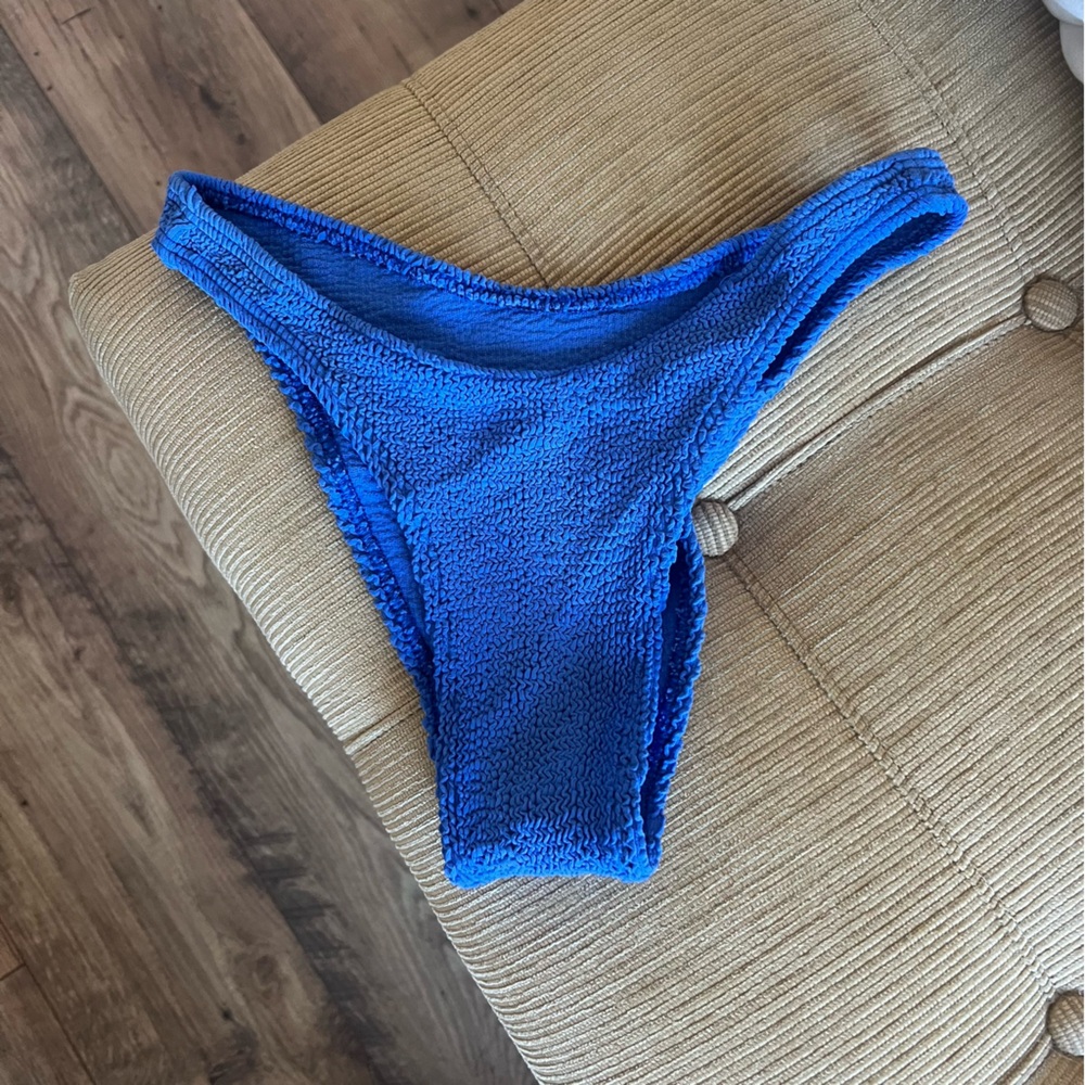 Royal blue bond-eye swim bottoms